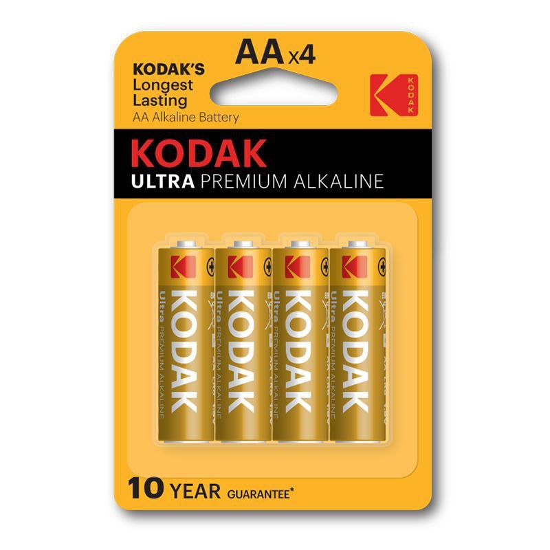 باطری قلمی اولترا پریمیوم آلکالاین کداک 4عددی  Kodak Ultra Premium Alkaline AA