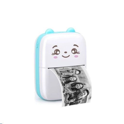  پرینتر حرارتی و لیبل‌زن حرارتی گربه‌ای (پرینتر حرارتی خرگوشی) مدل Portable Mini Printer | BT Instant Printing | چاپگر حرارتی قابل حمل بدون جوهر