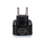  تبدیل برق 3 به 2 رادا RADA مدل P-02 – مشکی – کیفیت BSA