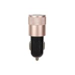 شارژر فندکی فست دو پورت NITU مدل CC805 به همراه کابل شارژ اندروید – مشکی طلایی